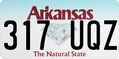 AR license plate 317UQZ