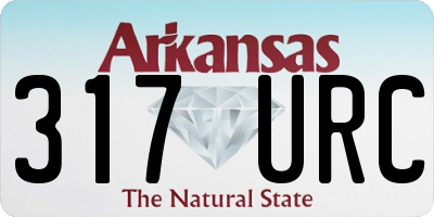 AR license plate 317URC
