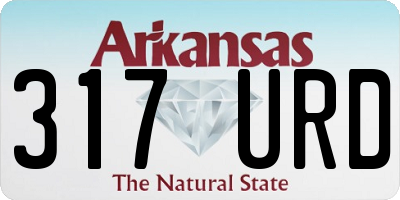 AR license plate 317URD