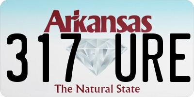 AR license plate 317URE