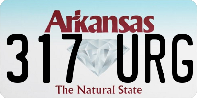 AR license plate 317URG