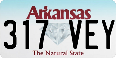 AR license plate 317VEY