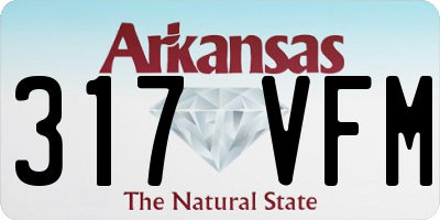 AR license plate 317VFM