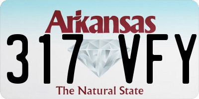 AR license plate 317VFY