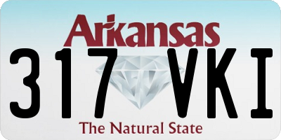 AR license plate 317VKI