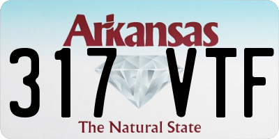 AR license plate 317VTF