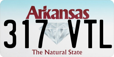 AR license plate 317VTL