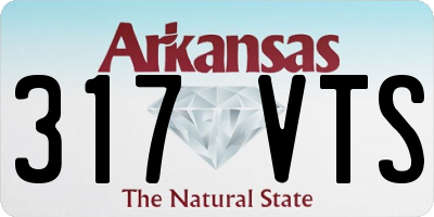 AR license plate 317VTS