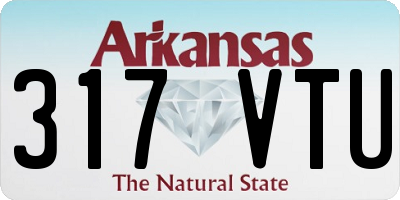 AR license plate 317VTU
