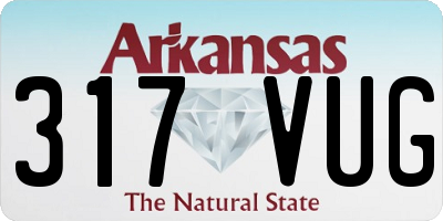 AR license plate 317VUG