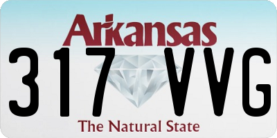 AR license plate 317VVG