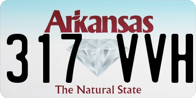 AR license plate 317VVH