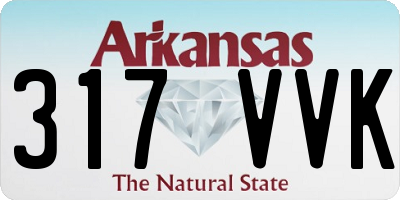 AR license plate 317VVK