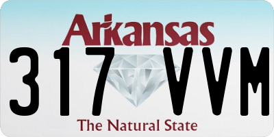 AR license plate 317VVM