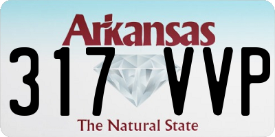 AR license plate 317VVP