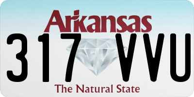 AR license plate 317VVU