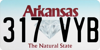 AR license plate 317VYB