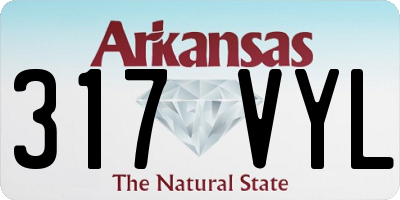 AR license plate 317VYL