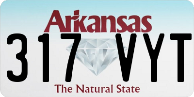AR license plate 317VYT