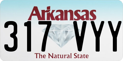 AR license plate 317VYY