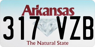 AR license plate 317VZB