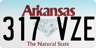 AR license plate 317VZE
