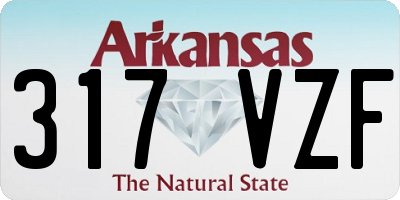 AR license plate 317VZF