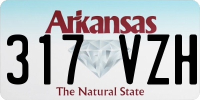 AR license plate 317VZH