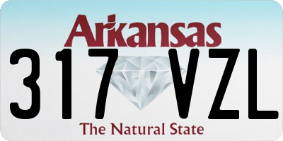 AR license plate 317VZL