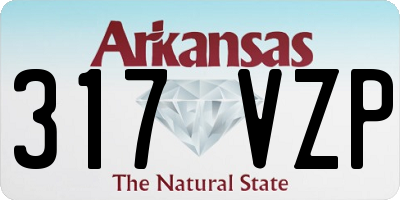 AR license plate 317VZP