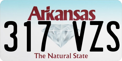 AR license plate 317VZS