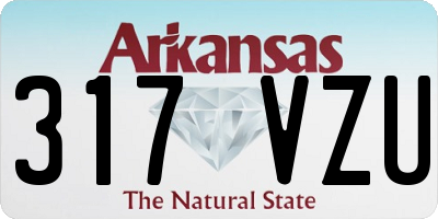 AR license plate 317VZU