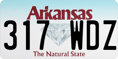 AR license plate 317WDZ