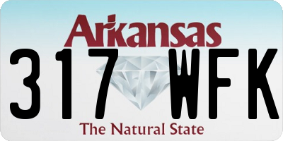 AR license plate 317WFK