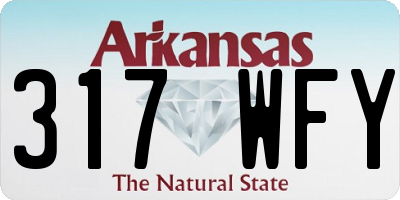 AR license plate 317WFY