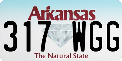 AR license plate 317WGG