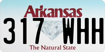 AR license plate 317WHH