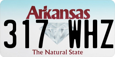 AR license plate 317WHZ