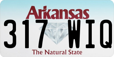 AR license plate 317WIQ