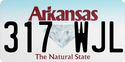 AR license plate 317WJL