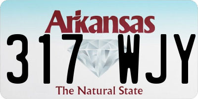 AR license plate 317WJY