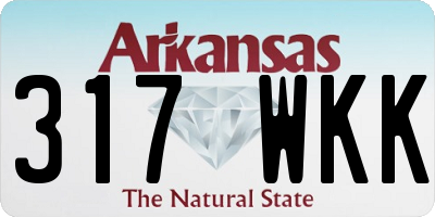 AR license plate 317WKK