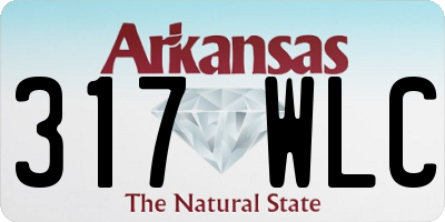 AR license plate 317WLC