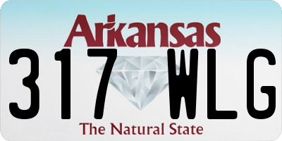 AR license plate 317WLG