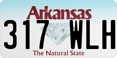 AR license plate 317WLH