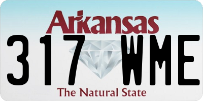 AR license plate 317WME
