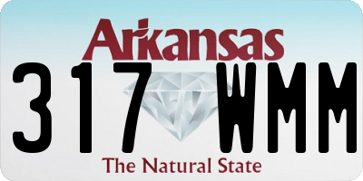 AR license plate 317WMM