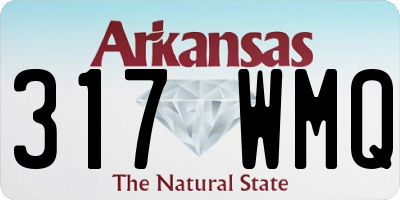 AR license plate 317WMQ
