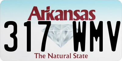 AR license plate 317WMV