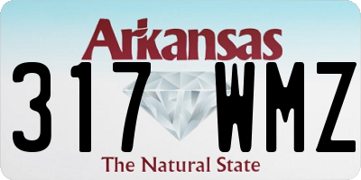 AR license plate 317WMZ